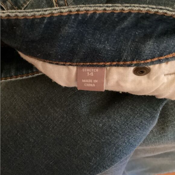 J JILL SIZE 14 TRIED & TRUE FIT SLIM ANKLE STRETCH HIGH RISE JEANS - Picture 9 of 9